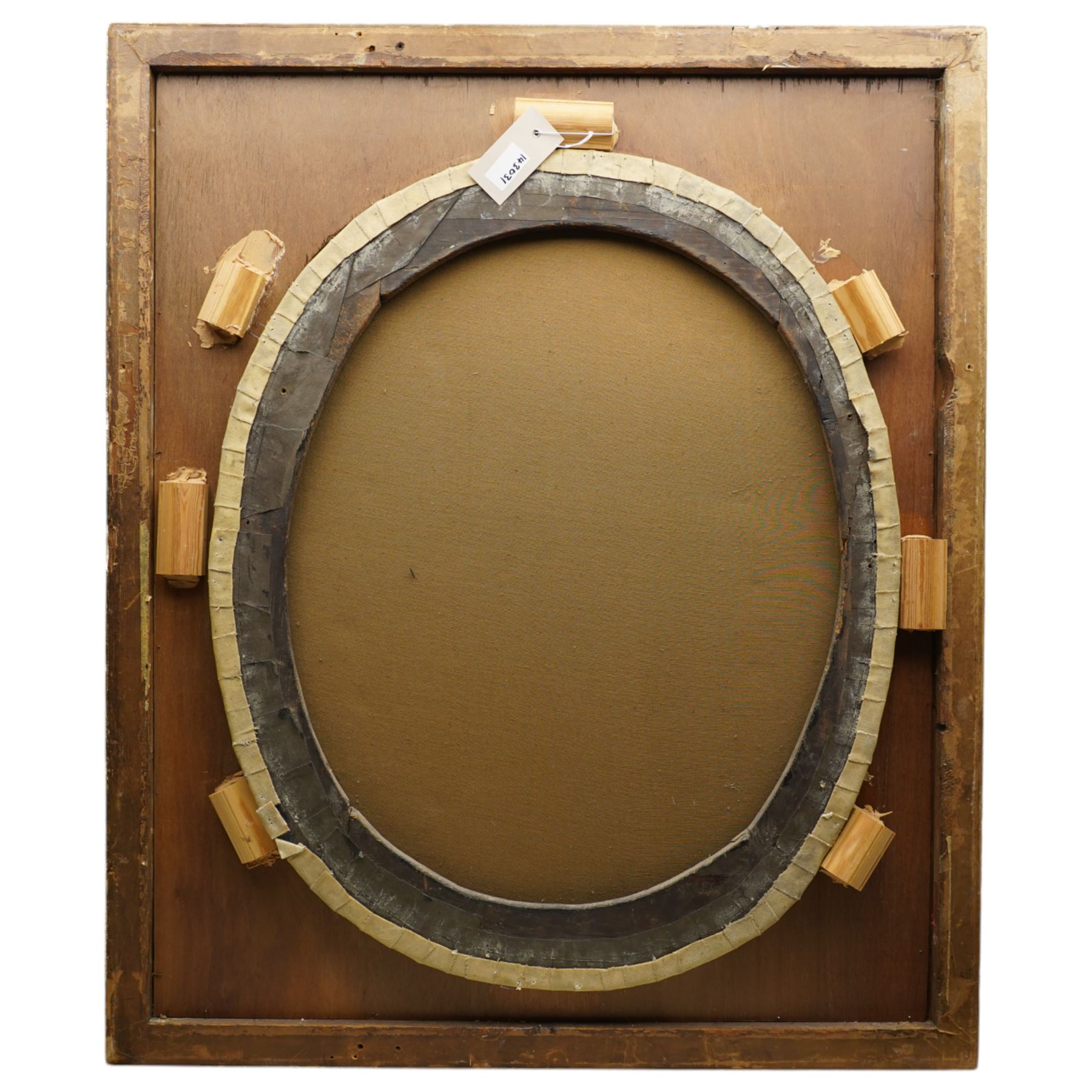 Circle of Michael Dahl (British/Swedish 1659-1743): Portrait of a Lady with Flowers, early 18th century oval oil on canvas unsigned 75cm x 61cm