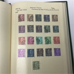 1850s and later mostly Spanish stamps including, imperf examples, some mint stamps, commemorative issues etc, housed in two albums 