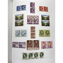 Australia 1913 and later stamps, including used and unused examples, postage due stamps, Queen Elizabeth II issues etc, housed in 'The Utile Hinged Leaf Album'