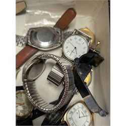 Collection of wristwatches, including Seiko, Timex, Wakmann etc