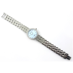  Ingersoll diamond set stainless steel quartz wristwatch, water resistant  