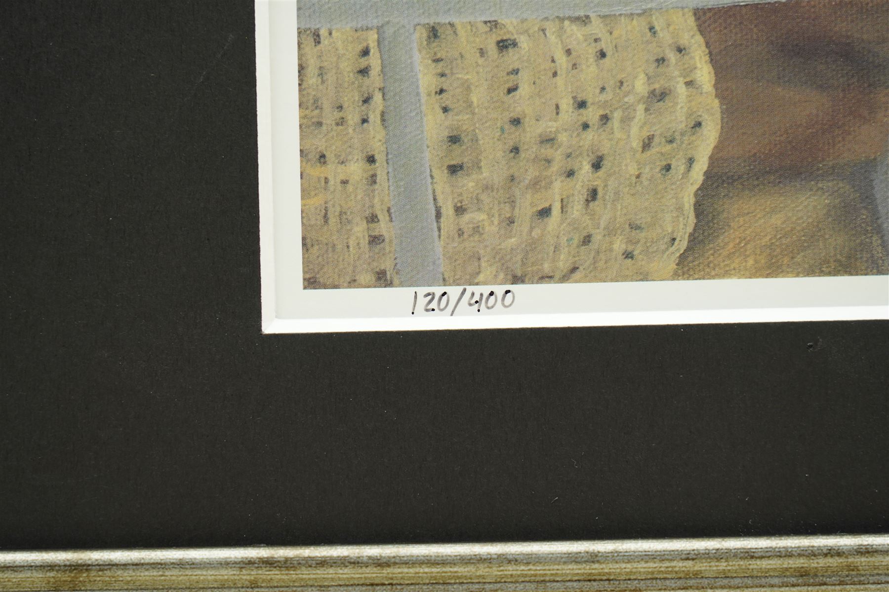 Tiffany Erwin Cant (American 1954-): 'Marketplace' and 'Men in the Boat', pair of limited edition colour lithographs signed and numbered 120/400 and 105/400, 51cm x 64cm (2)