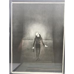 Two watercolours by Paula Robinson (British 20th Century) and three Riek Wesseling (1914-1995) lithographs signed (5)