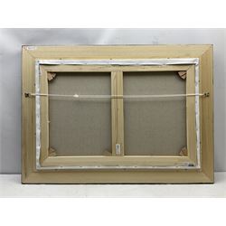 James Miller (British 1962-): Big Class Yachts 'Tuiga and Mariquita duelling on the Solent - The Westward Cup 2010', oil on canvas signed, titled verso 59cm x 89cm