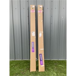 Pair of large white ladderstring blinds boxed  - THIS LOT IS TO BE COLLECTED BY APPOINTMENT FROM DUGGLEBY STORAGE, GREAT HILL, EASTFIELD, SCARBOROUGH, YO11 3TX