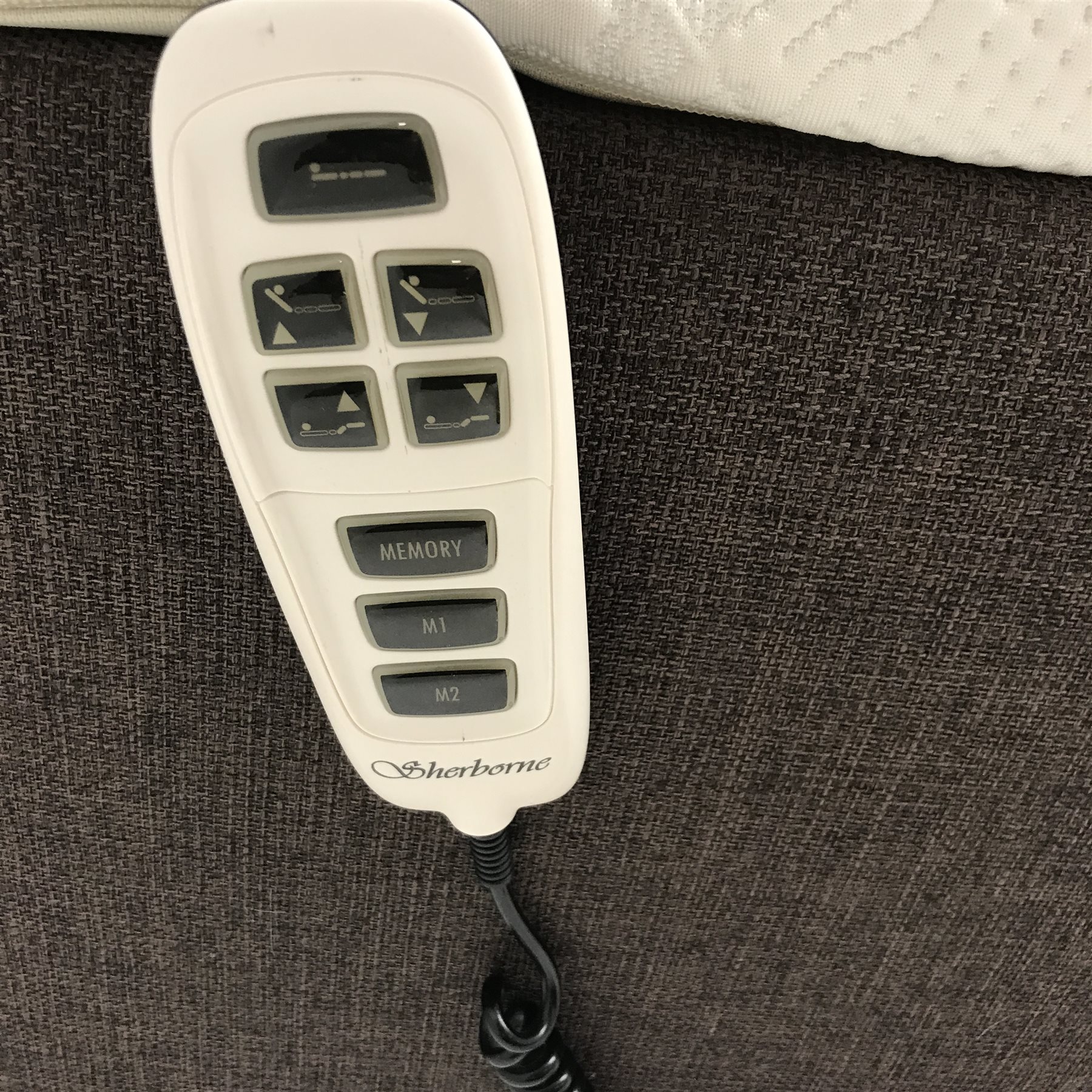 Sherborne 3' single electric adjustable bed with Tempur mattress, W96cm