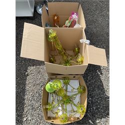 Three lime chandelier centre light fittings - THIS LOT IS TO BE COLLECTED BY APPOINTMENT FROM DUGGLEBY STORAGE, GREAT HILL, EASTFIELD, SCARBOROUGH, YO11 3TX