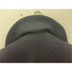 WW2 French Naval Officer's greatcoat; bears label 'Hirsch Tyler Company Uniforms 10th & Berks Sts Philadelphia Penna.'