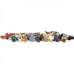 Collection of Lego Minifigures, Lego Dimensions figures and other accessories, including S...