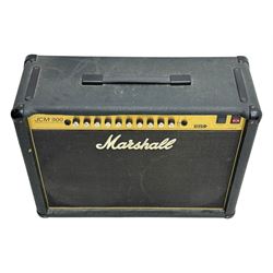 Marshall JCM 900 Model 4102 100W Hi Gain Dual Reverb guitar amplifier with Marshall pedal, amp H50cm