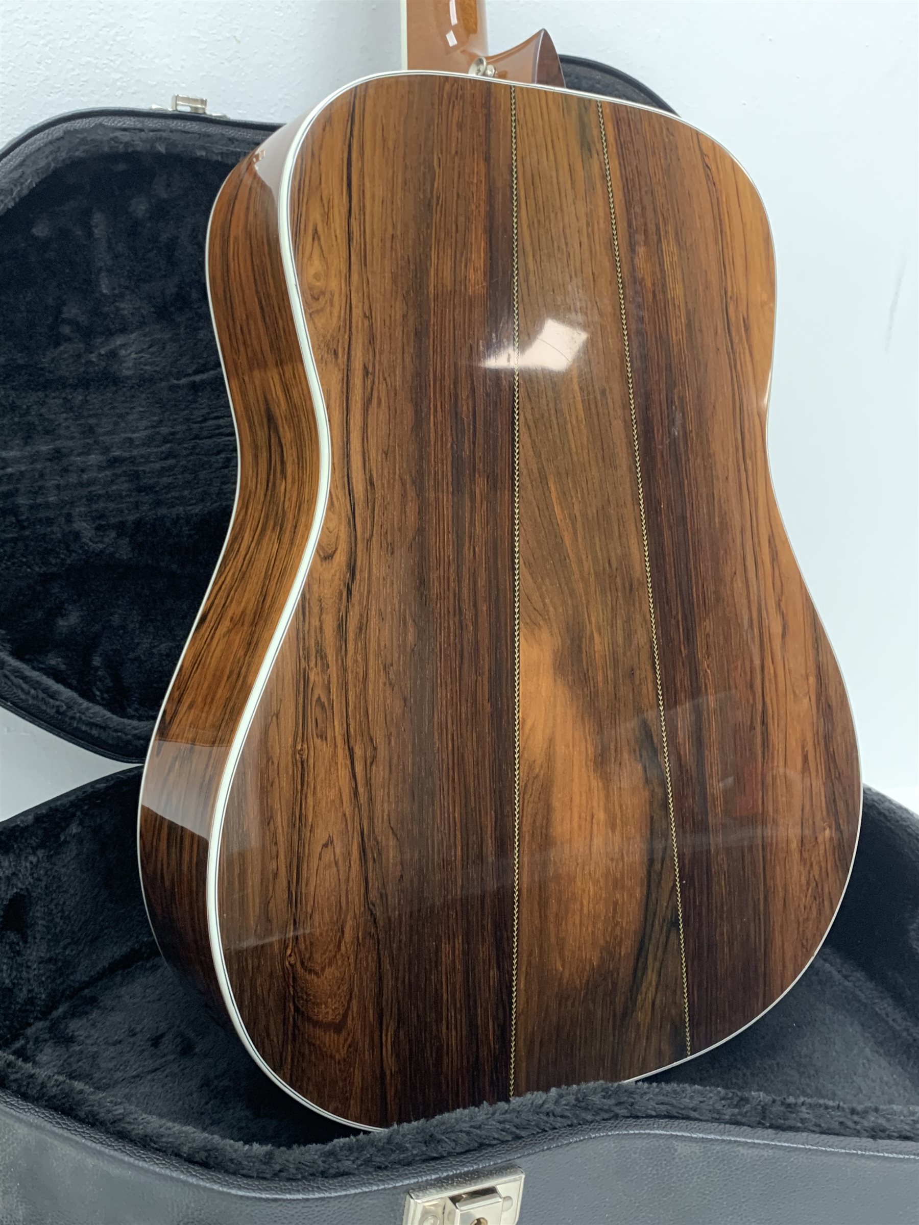 BC Rich electro acoustic guitar serial no. 001 in carrying case