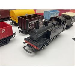 Hornby '00' gauge - LNER Heavy Goods Electric train Set with Class B12 4-6-0 locomotive No.8509, tender, seven wagons and accessories; boxed; Class 52 'Western' Diesel Hydraulic C-C locomotive 'Western Courier' No.D1062; Class 3F 'Jinty' 0-6-0 tank locomotive No.47606; and six goods wagons; two power controllers and oddments of track; all unboxed; together with Hornby Dublo TPO Mail Van Set with separate Line Side Apparatus and Junction Signals; all boxed