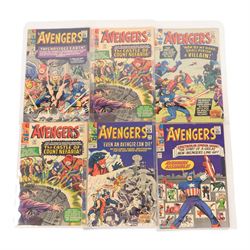 Eleven Marvel Silver Age 'The Avengers' comic books, spanning years 1965-1966, comprising issues #12-#20, including some duplicates