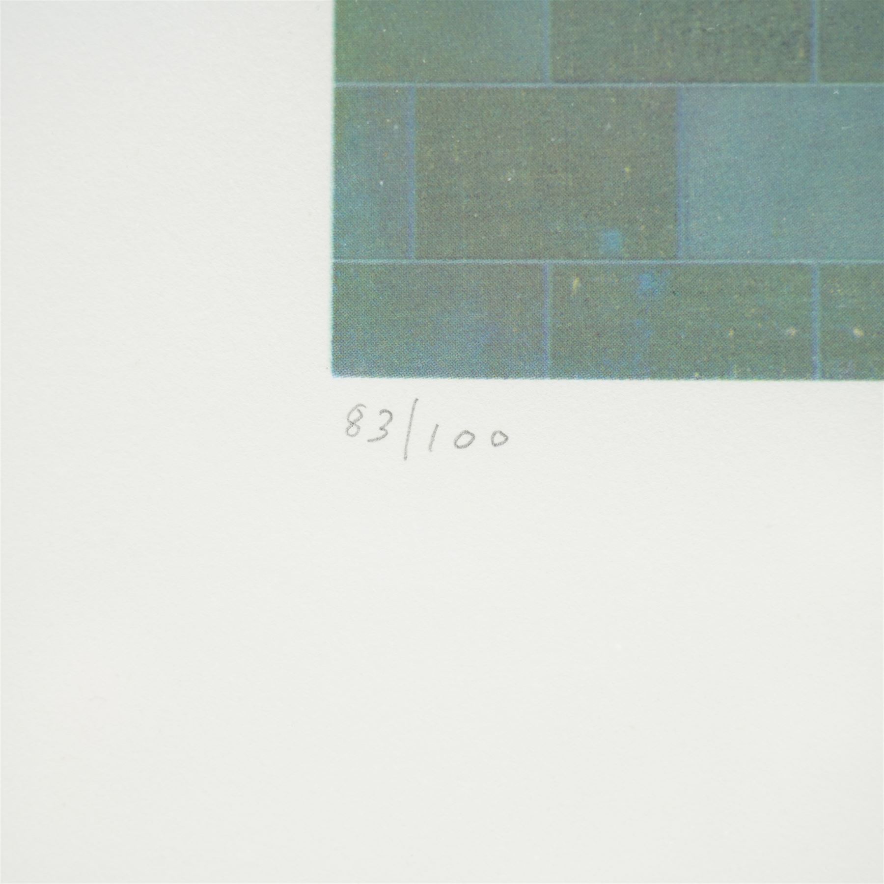 Sir Peter Blake (British 1932-): 'Madonna on a Venice Beach II', limited edition screenprint in colours signed and numbered 83/100 in pencil 39cm x 43cm
Provenance: The Stour Gallery, Eastway, London 