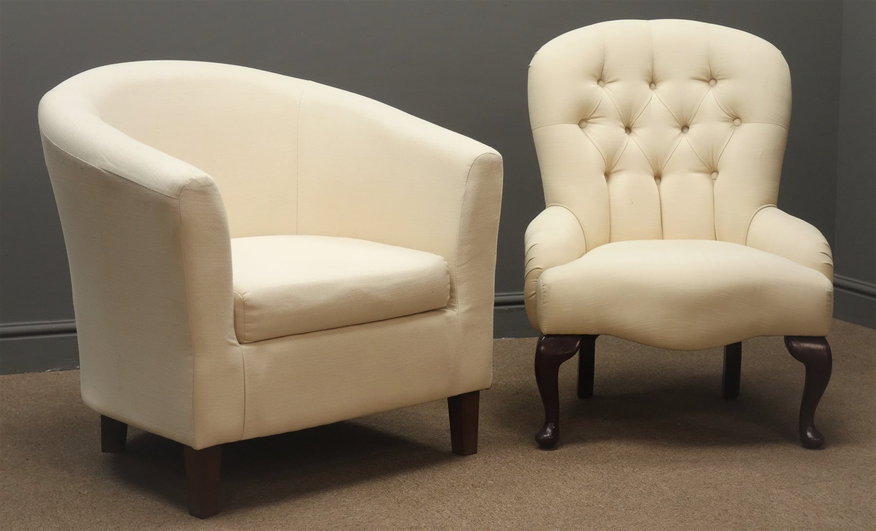 cream nursing chair