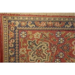 Persian style red ground rug, 120cm x 168cm  