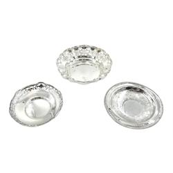 Silver dish by Barker Ellis Silver Co, B