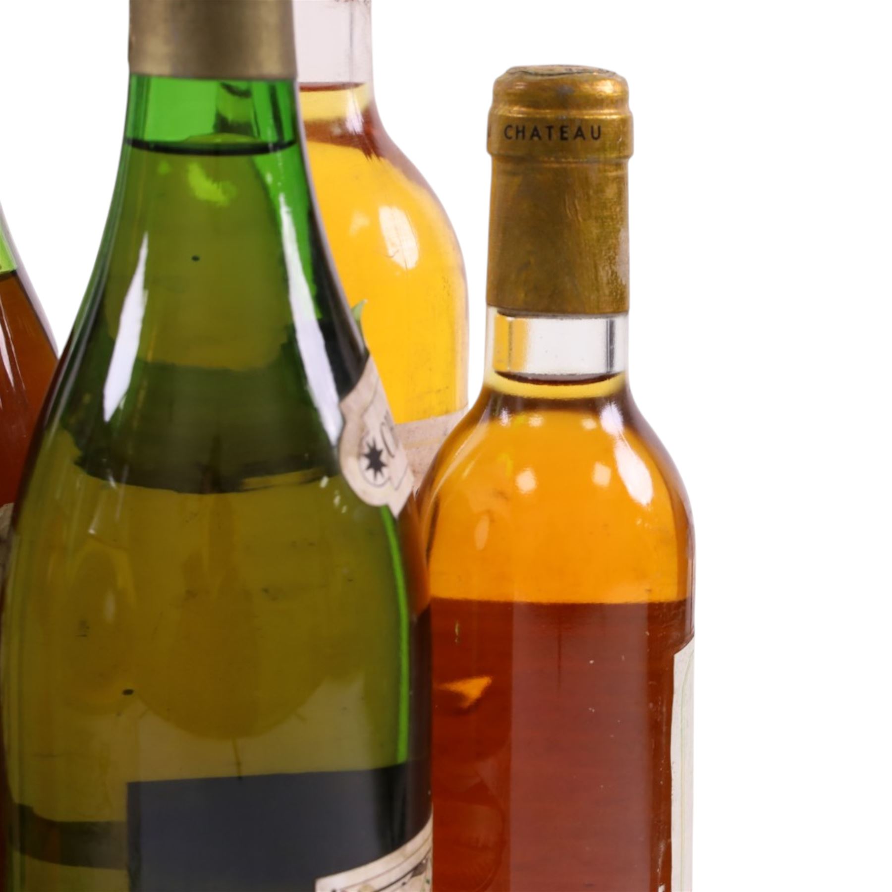 Mixed wine; including Chateau Lafaurie Peyraguey 1982 Sauternes, Moulin Touchais Anjou, etc, various contents and proof