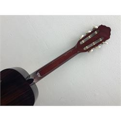 Saxon acoustic guitar Folk Model 812, serial no.43263 L102cm; Jose Ferrer El Primo small or child's size acoustic guitar, serial no.006980 L85cm; both in carrying soft cases; and Spanish Admira Concert Grande acoustic guitar (3)