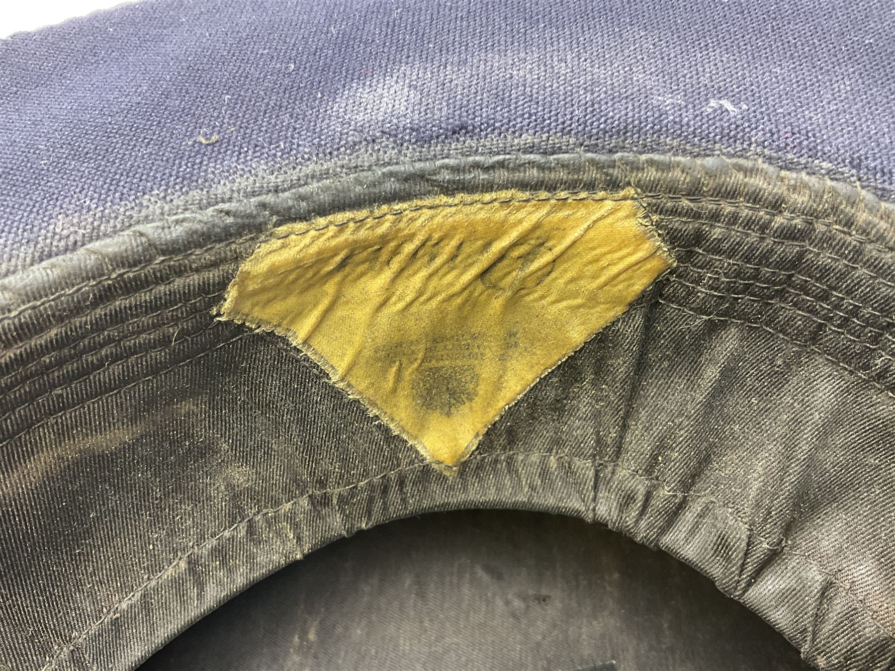 Elizabeth II Yeoman Warders (Beefeater) No.1 Undress blue uniform - comprising tunic bearing label Crown Military Uniforms H.M. Tower of London and bonnet by S. Patey (2) 