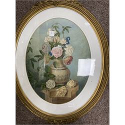 Three highland cattle oils on canvas, Trevor Mitchell landscape oil, landscape watercolour, still life watercolour, etc