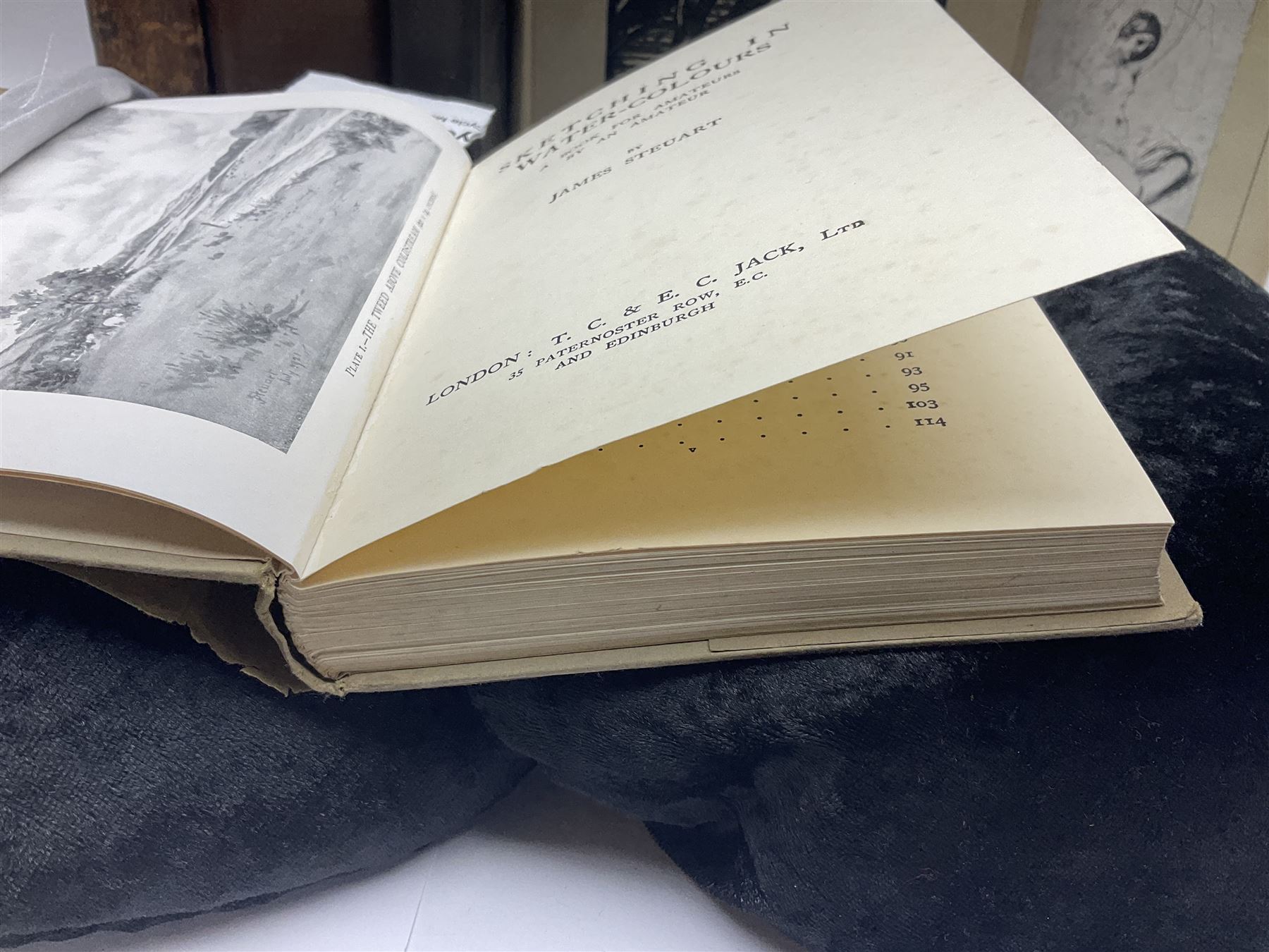 Collection of art reference books, including Works of Eminent Masters, Frank Brangwyn and His Works, Etching and Etchings etc 