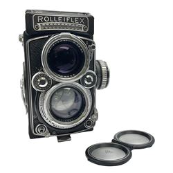 Rolleiflex Series E twin lens camera bod