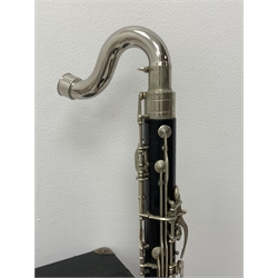  LeBlanc Paris four-piece bass clarinet, serial no. 5197, L96cm, in fitted case with accessories  