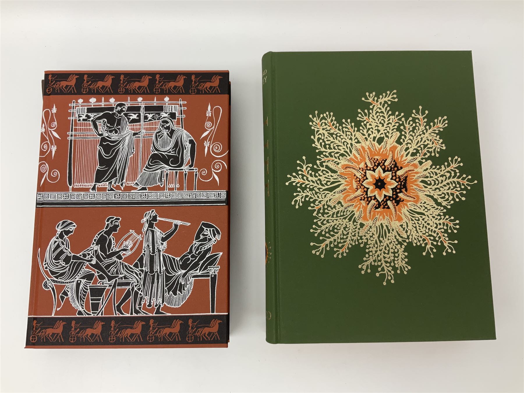 Folio Society - nineteen volumes including Life, The Dead Sea Scrolls, The World of the Odysseus, The Trial of the Templars, etc