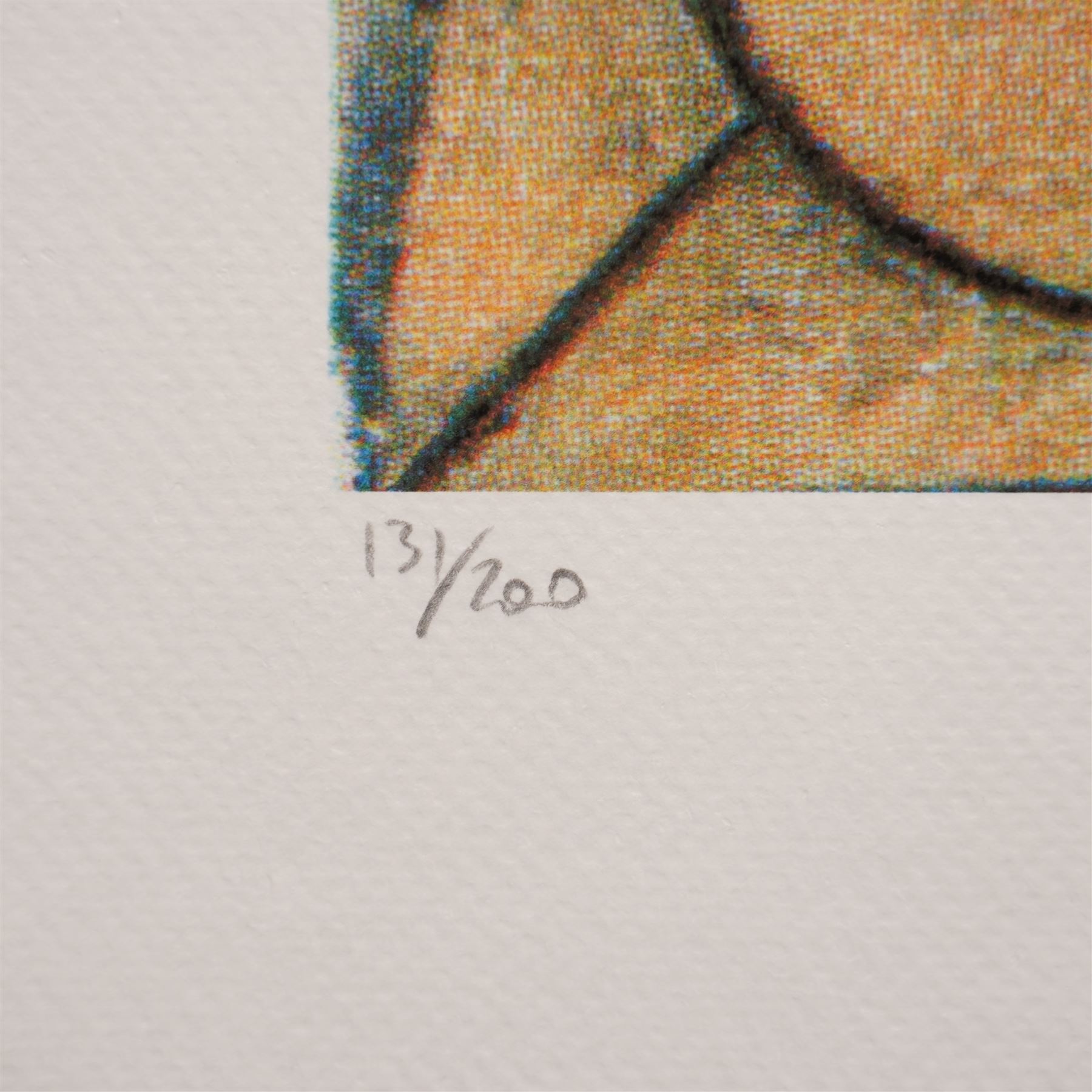 After Pablo Picasso (Spanish 1881-1973): Woman with Joined Hands, limited edition lithograph numbered 131/200 in pencil, with facsimile signature and blindstamp 70cm x 50cm (unframed)