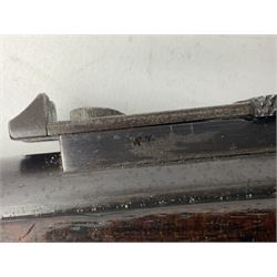 Braendlin Armoury Martini action .577/450 falling back rifle, the 85cm rifled barrel stamped Alex. Henry Edinburgh & London with two barrel bands including Yatagan bayonet side fitting and clearing rod under, with leather sling, serial no.13332, L126cm (NB. Firing pin broken). 