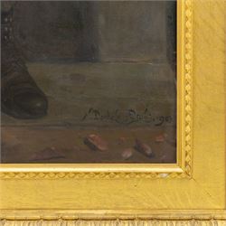 Noel Denholm Davis (British 1876-1950): Portrait of 'Mr J.P. Chaworth Musters' - John Patricius Chaworth Musters (1860-1921) of Annesley Park, oil on canvas signed and dated 1903, titled on plaque 172cm x 111cm