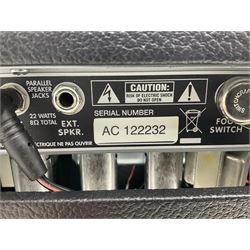 Fender Deluxe Reverb combo amplifier; model 65 Deluxe; type PR-239; 100 watts; made in USA; serial no.AC122232; L61cm; with cover