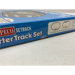 Peco 'N' gauge - two ST-300 Starter Track Sets with Setrack Planbooks; and N & T Contronics TC94 Controller Serial No.11029; all boxed