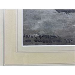 Frank Henry Mason (Staithes Group 1875-1965): 'Volendam', watercolour signed titled and inscribed 'To my friend W. Waite Sanderson 1899', 23cm x 34cm 
Provenance: with T B & R Jordan Fine Art Specialists, Stockton on Tees, label verso