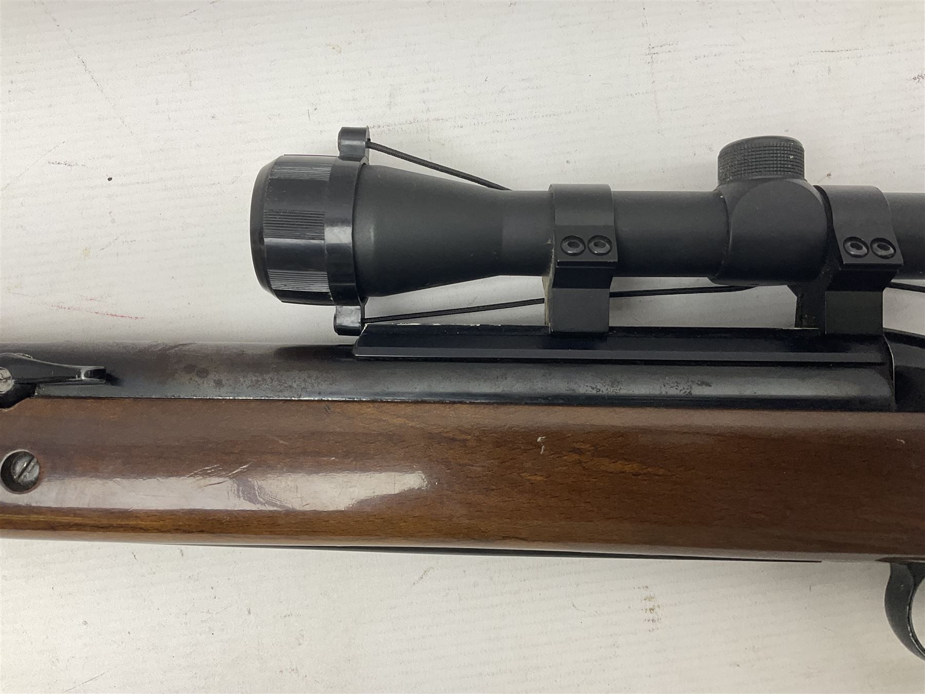 BSA .22 air rifle with under-lever action, the 51cm (20