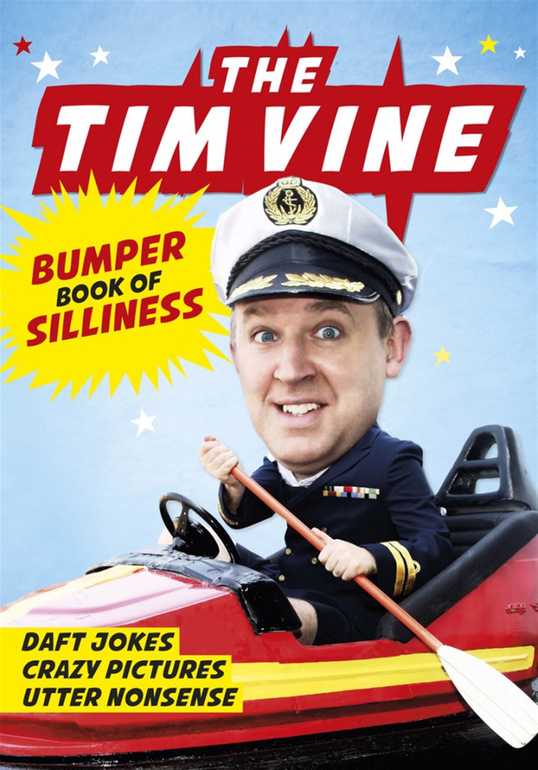 Tim Vine: The Tim Vine Bumper Book of Silliness. Signed Copy.

Put your 3D glasses on now. And then remove them because they won’t make any difference. This is a bit like an annual. Annual love it. It’s filled with silly jokes, daft quizzes, zany pictures and other silly stuff too.

Tim Vine is a stand up Comedian known for his quick-fire jokes, in fact in 2004 he broke the Guinness World record for the most jokes told in an hour (499 if you’re interested).  He’s performed for the likes of Prince Charles and also starred in 5 series of BBC’s Not Going Out alongside Lee Mac. You might have also seen him on celebrity specials for quiz shows such as ‘The Chase’, ‘Pointless’, ‘Tipping Point’ and ‘Catchphrase’ among others.

Signed and generously donated by Tim Vine.
