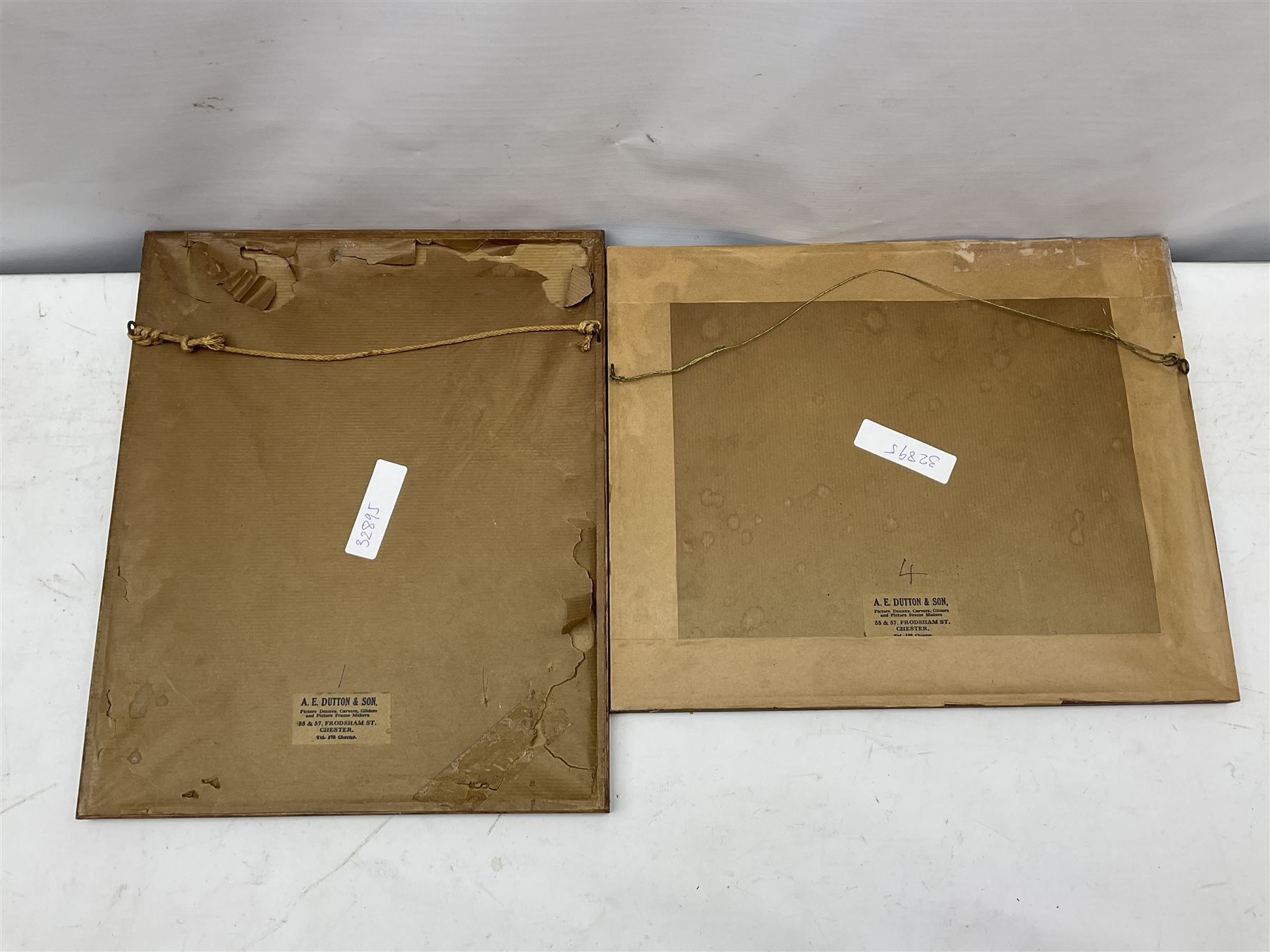 Maung Tun Hla (U Tun Hla) (Burmese 1874-1946): Mandalay Palace and Kyone, pair watercolours signed M T Hla 16cm x 21cm (2)