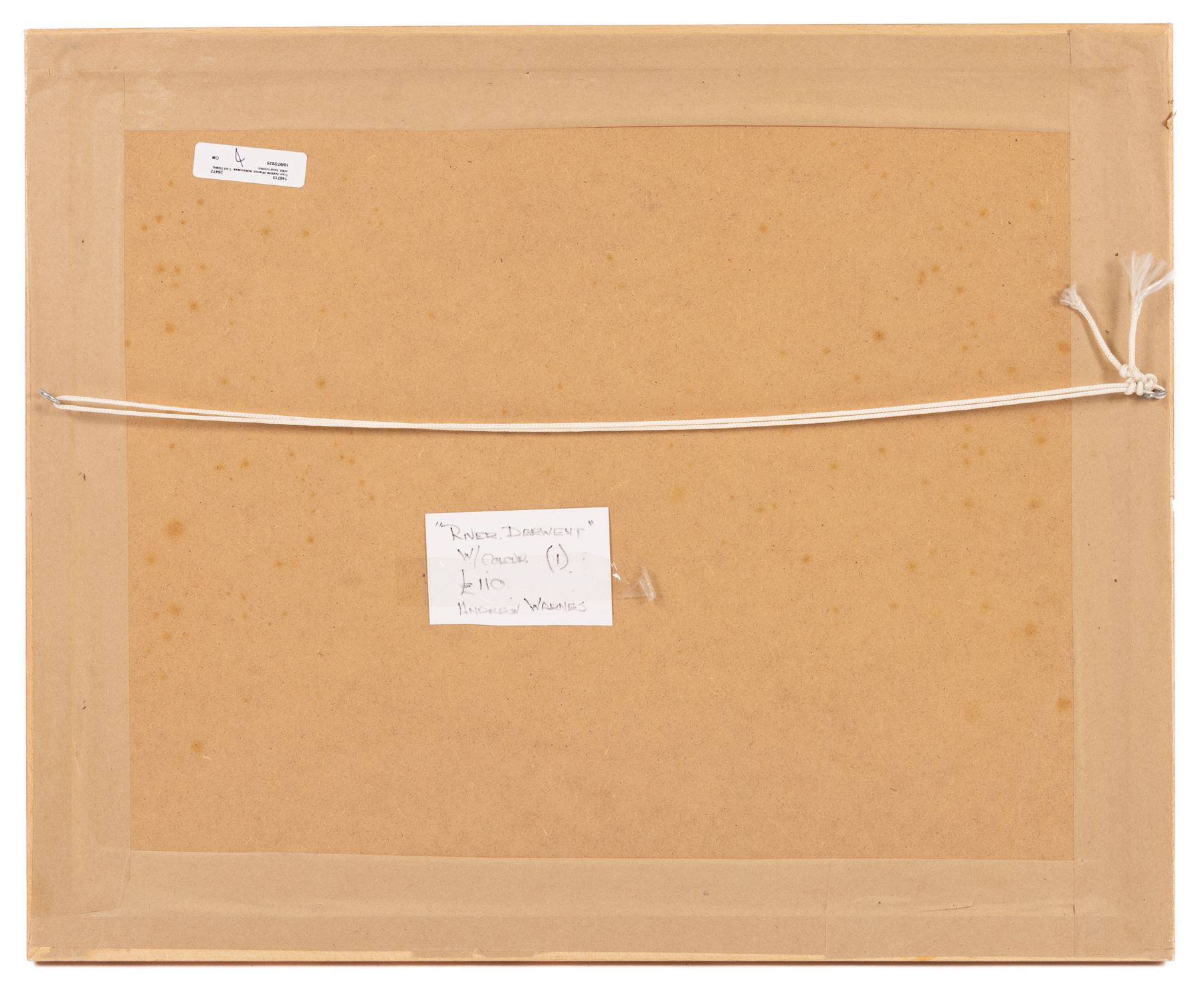 Andrew Warnes (East Riding 20th Century): 'Skidby Windmill' 'Burton Agnes Church' 'River Derwent' and another, set of four watercolours signed, mostly titled verso max 35cm x 25cm (4)