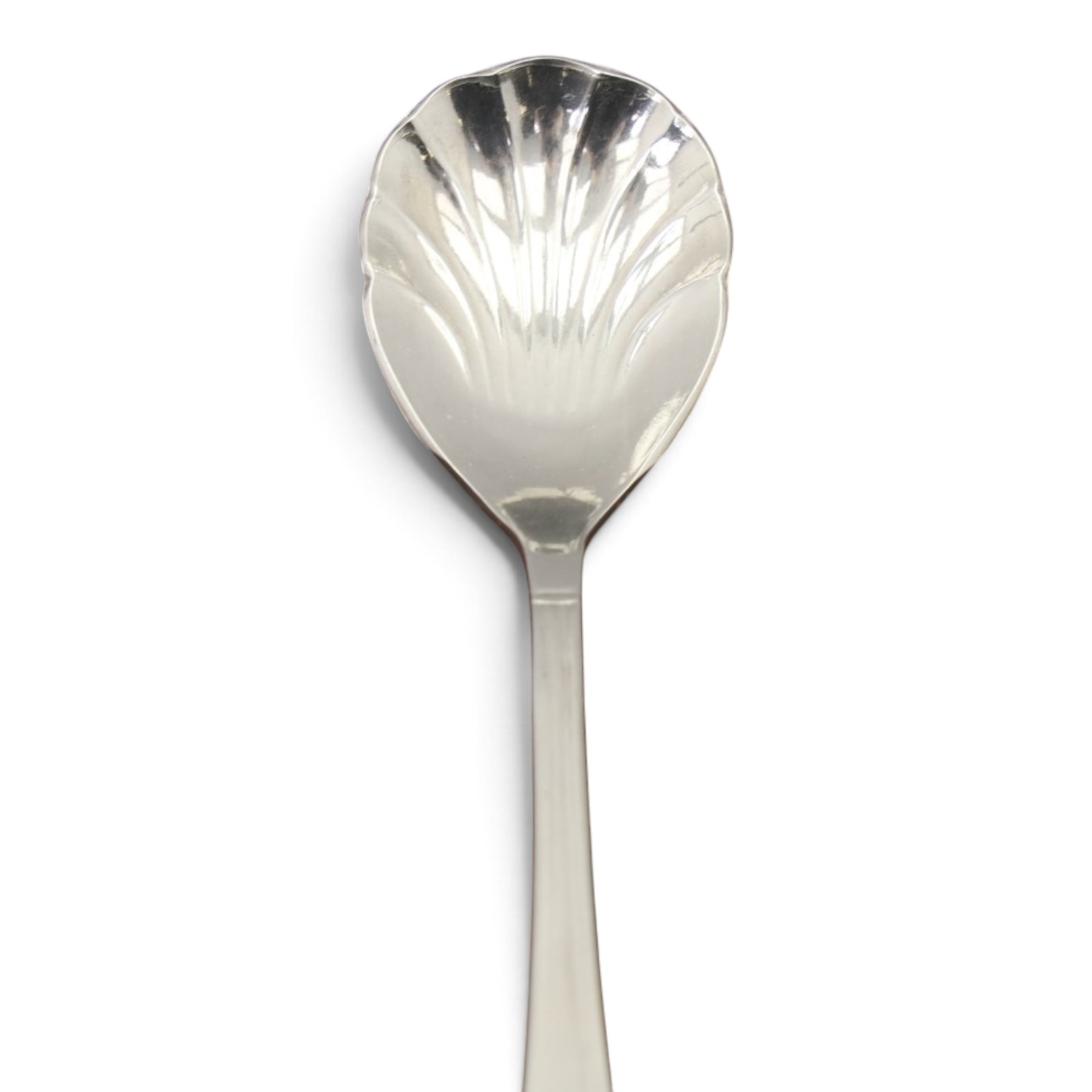 Mahogany cased canteen of Solingen cutlery, raised upon turned legs