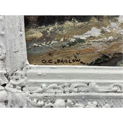 Gordon Clifford Barlow (British 1913-2005): 'Trout Stream - Kettlewell', oil on board signed, titled verso 49cm x 59cm 
Notes: Barlow was the protégé of Herbert Royle (1870-1958)