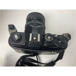 Nikon Coolpix 8700 camera, Sony video camera and Chinon CM-4 camera, with various accessories etc