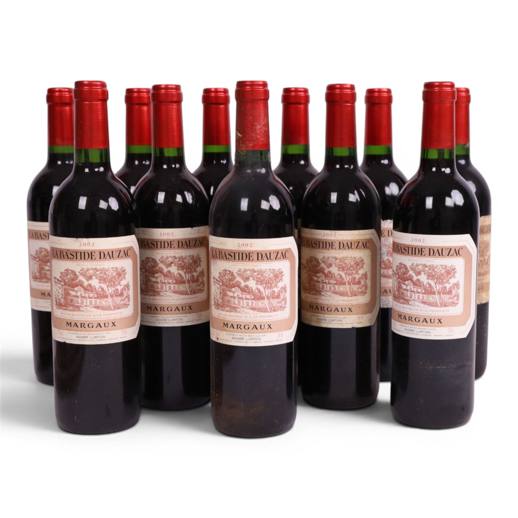 Chateau Dauzac 2002 Margaux, 750ml, 13% vol, twelve bottles