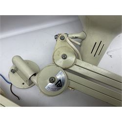 Pair cantilever wall mounted lamps 