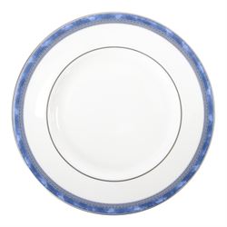 Royal Doulton Atlanta tea and dinner service for six, comprising dinner plates, side plates, dessert plates, bowls, cups and saucers and a milk jug 