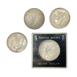 Two United States of America silver Morg