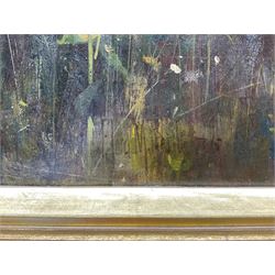 Flora MacDonald Reid (Scottish 1861-1938): 'Love's Young Dream', oil on canvas signed, original title label verso 60cm x 44cm