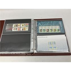 Queen Elizabeth II mint decimal stamps, mostly in presentation packs, face value of usable postage approximately 270 GBP