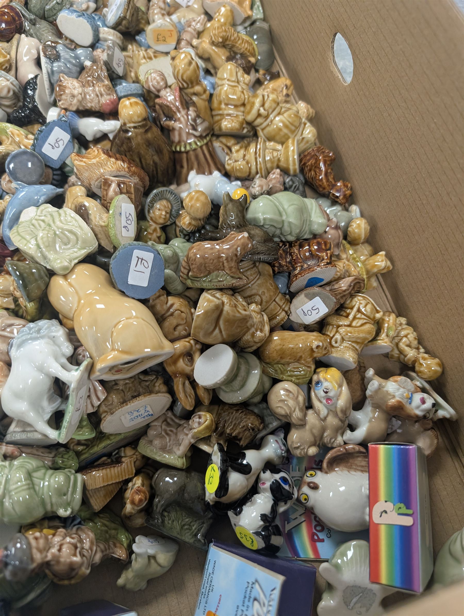 Large collection of Wade Whimsies, including Pocket Pals, Disney etc