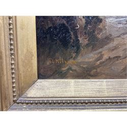 Sarah Louisa Kilpack (British 1839-1909): Collecting Seaweed on the 'Guernsey' Coast, oil on canvas signed, titled verso 50cm x 75cm